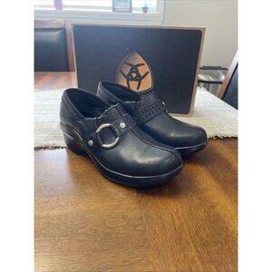 Ariat Women's Shasta Clog Black Size 7.5 94346 With Box